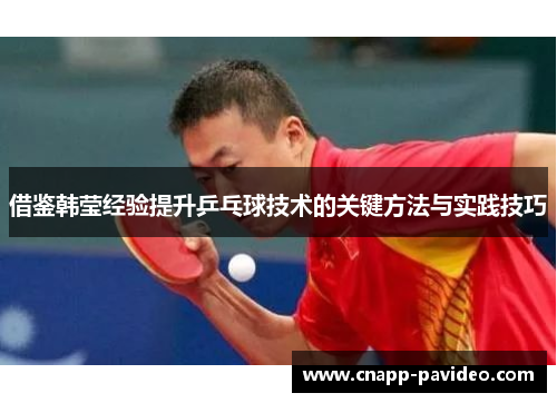 借鉴韩莹经验提升乒乓球技术的关键方法与实践技巧