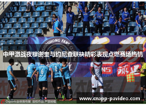 中甲激战夜穆谢奎与约尼查联袂精彩表现点燃赛场热情